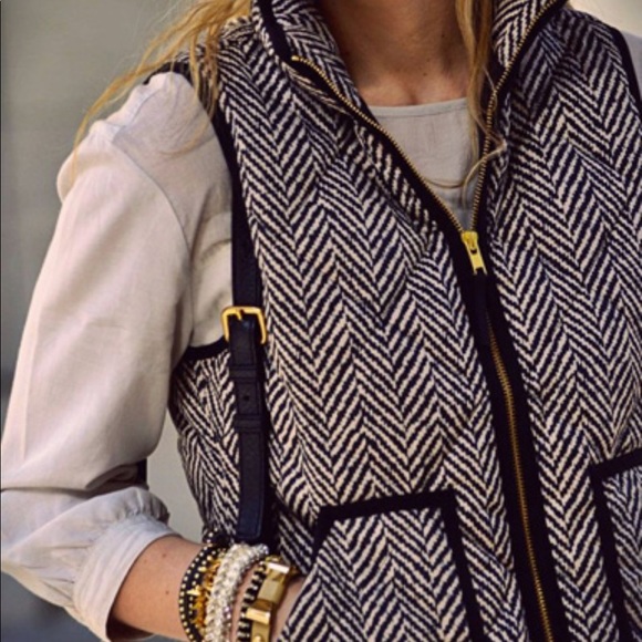 J. Crew Jackets & Blazers - J. Crew herringbone vest